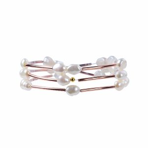 3 Warp Pearl Bracelet