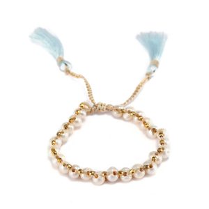 Handmade Natural Pearl Bead Bracelet