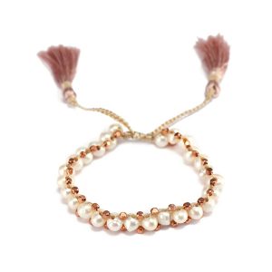 Handmade Natural Pearl Bead Bracelet