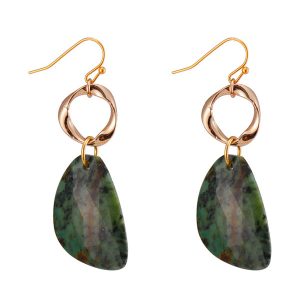 Rose Quartz Drop Earrings