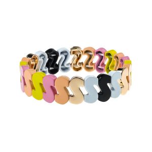 Fresh Pink Enamel Bracelet