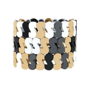 S Sharp Stackable Enamel Bracelet