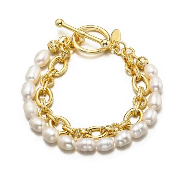 A Pearl Chain Link Jewelry from TTTJewelry