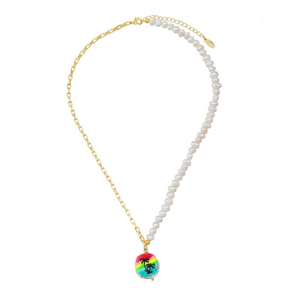 Coconut Tree Drip Oil Mix and Match Necklace