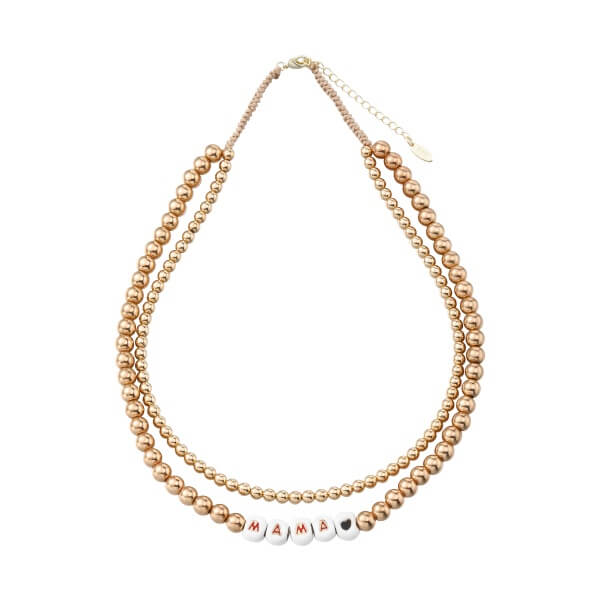 Golden Layered Ball Chain Choker Necklace