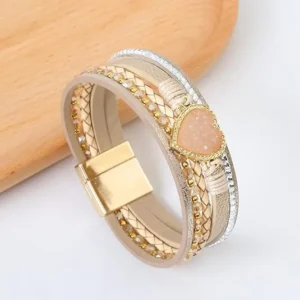 ttt jewel Handmade wristband Women's Leather Bracelets