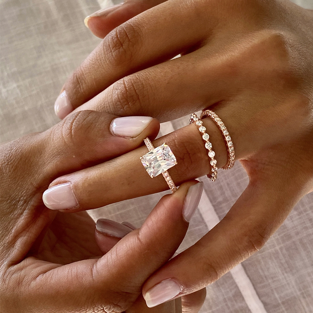 Diamond Ring Stacking